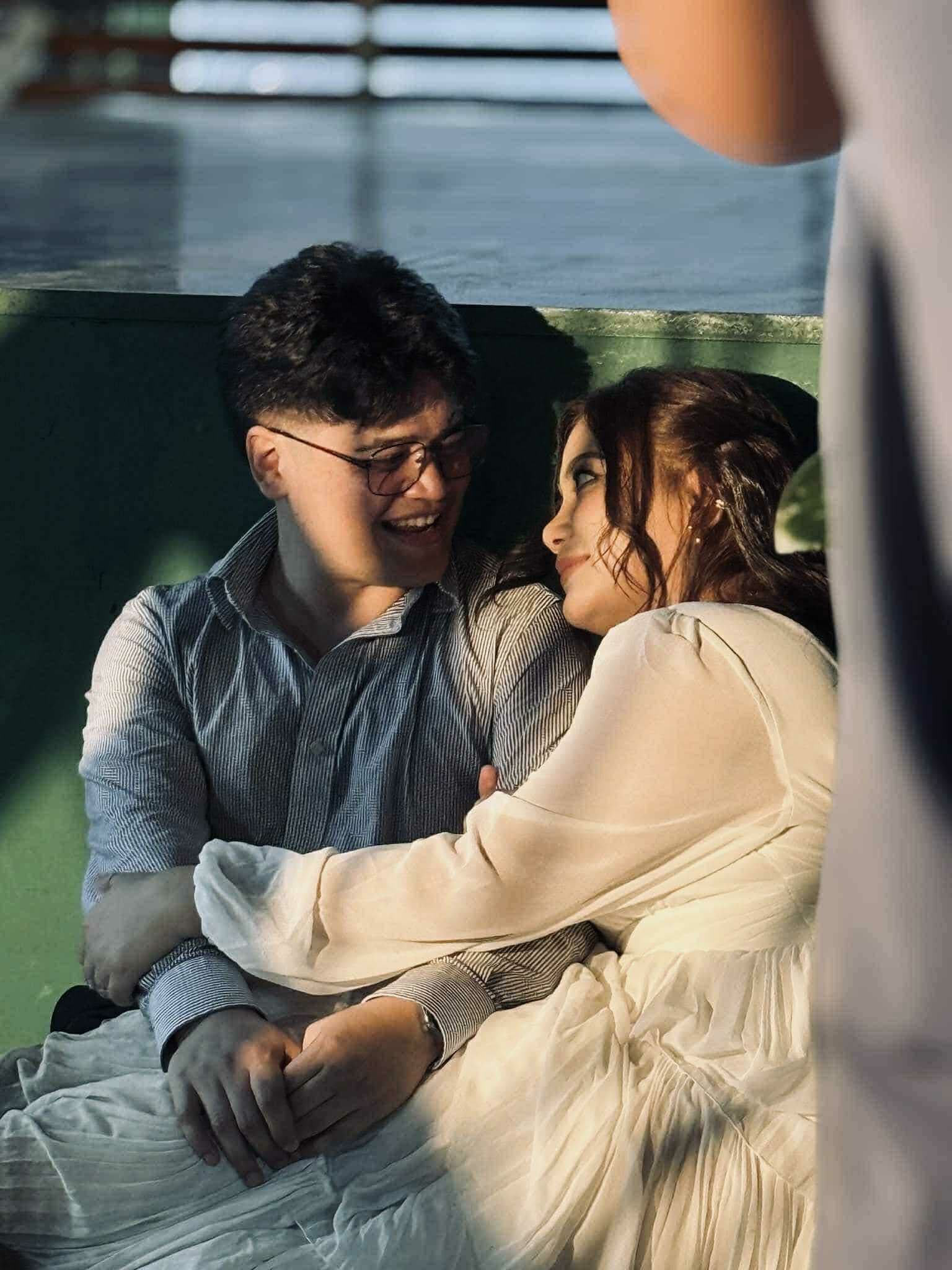 Wedding couple background